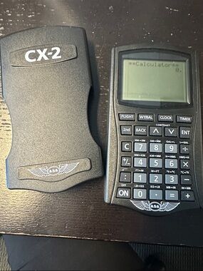Asa CX-2 Black Flight Calculator with Branding